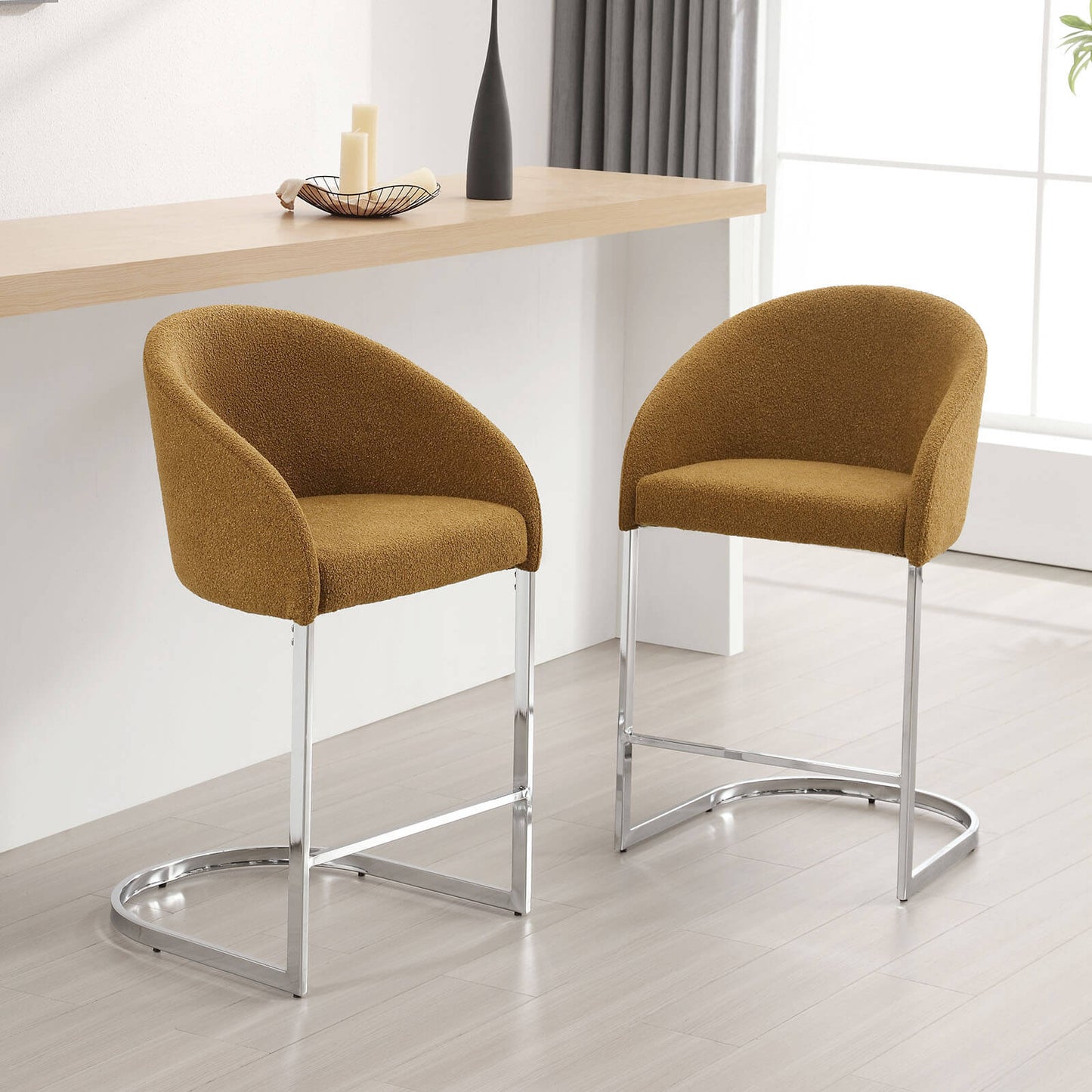 Bar stool with backrest