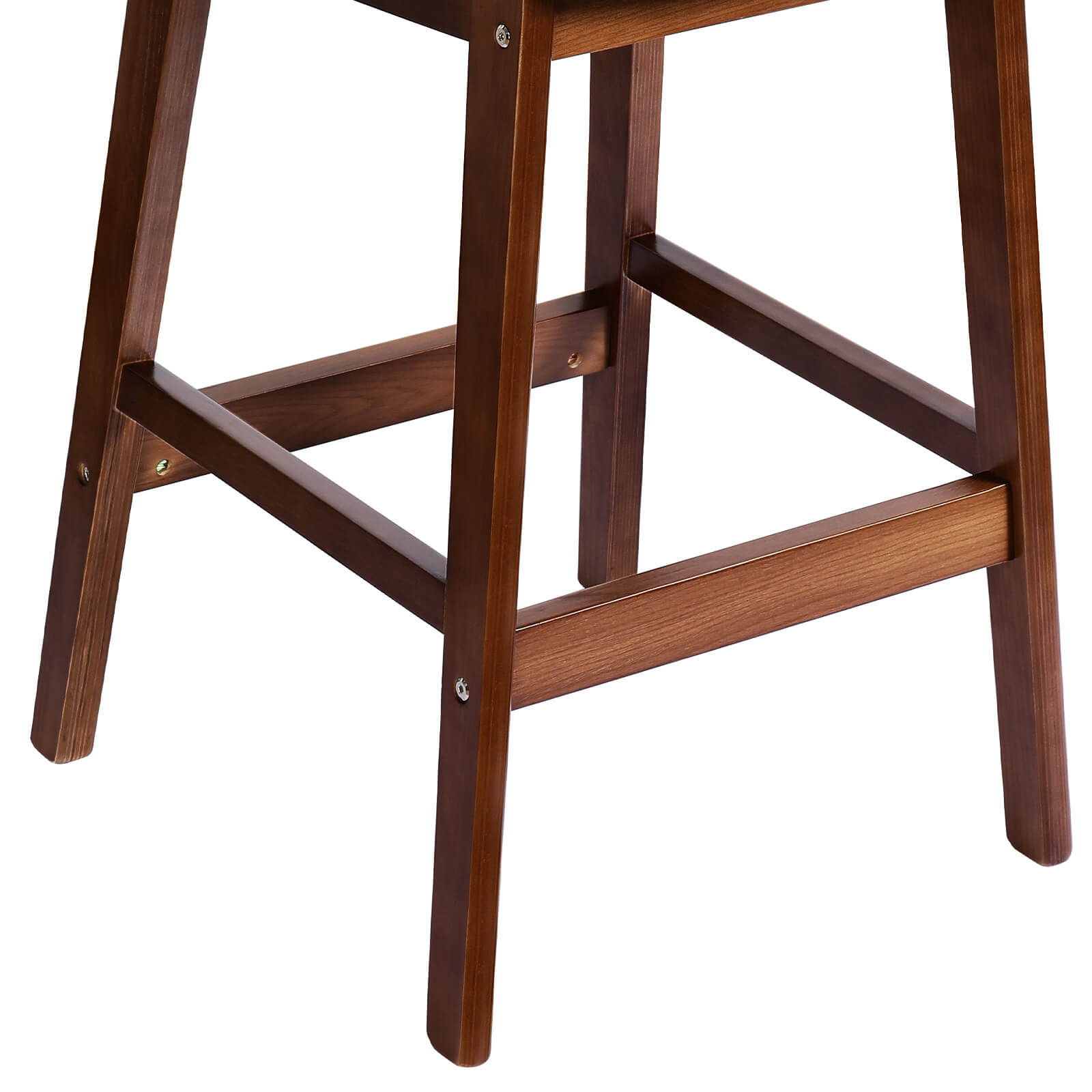 APPLEJACK Bar stool with backrest, 25 1/4", Black-Brown/PU